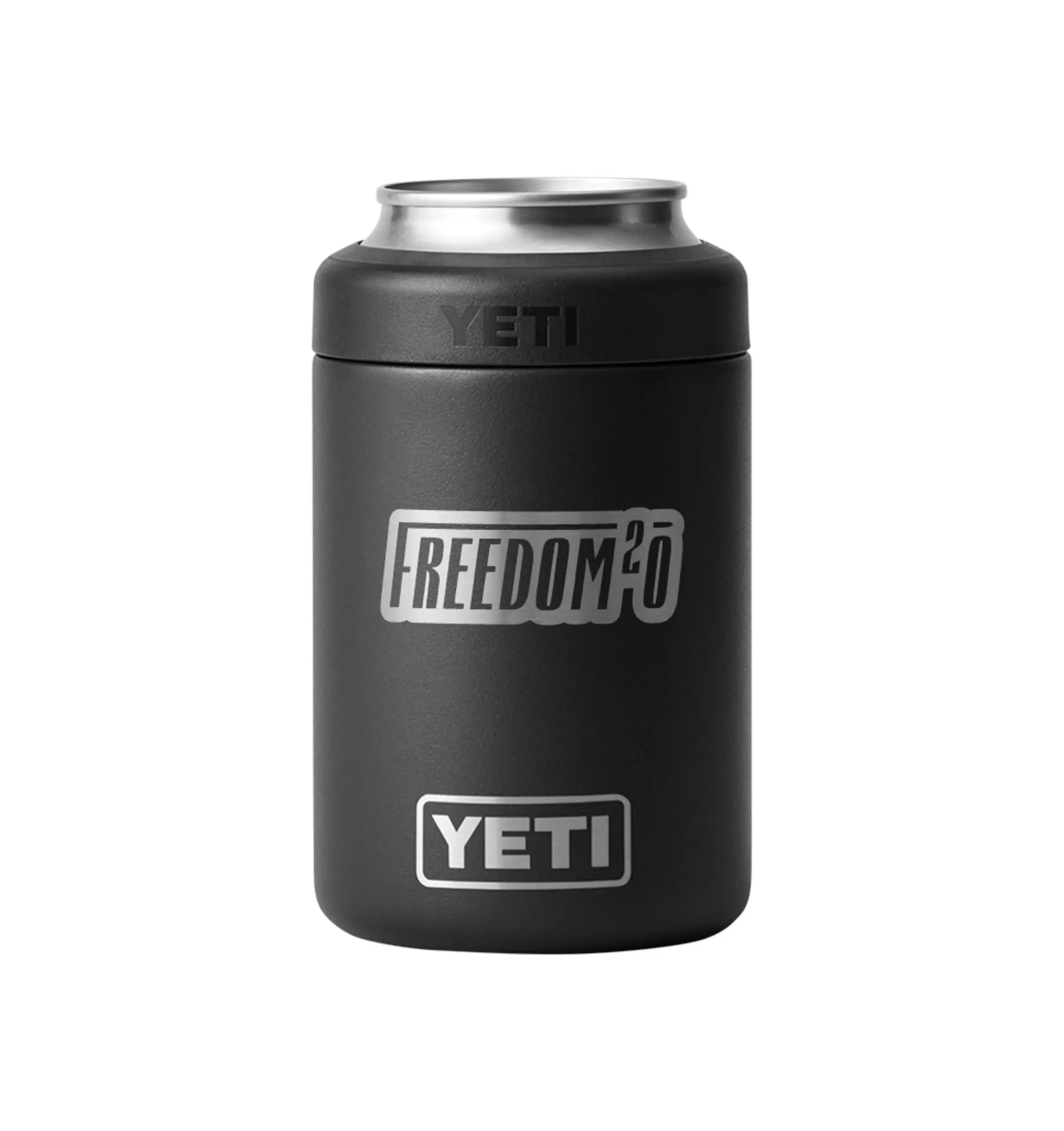 YETI "THIS DRINK AINT WOKE" Can Cooler Freedom2o